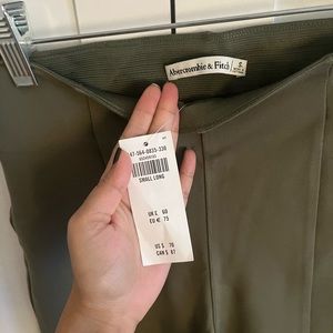 Abercrombie & fitch khaki flare Ponte pants